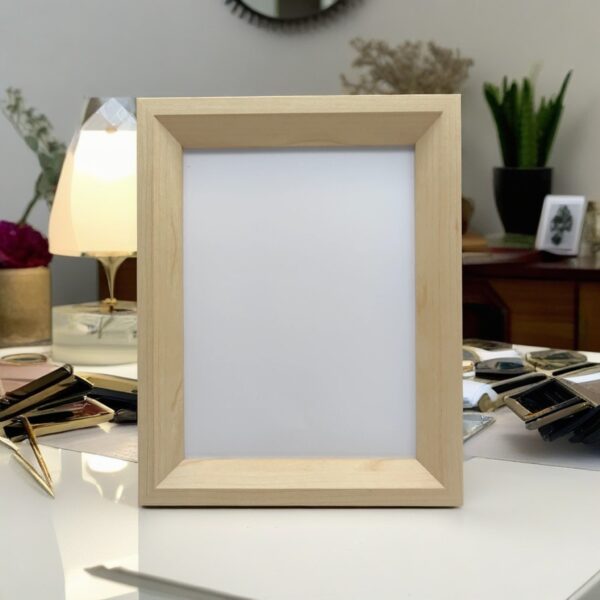 8inch-6x8 vertical wood5 frame I Art & Personalized - Image 4