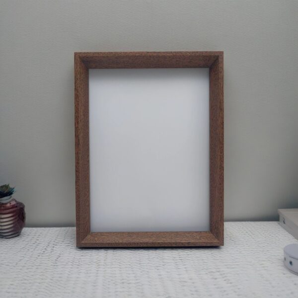 8inch-6x8 vertical brown frame I Art & Personalized - Image 4