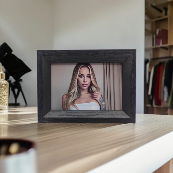 8inch-8x6 horizontal black frame2 I Art & Personalized - Image 3