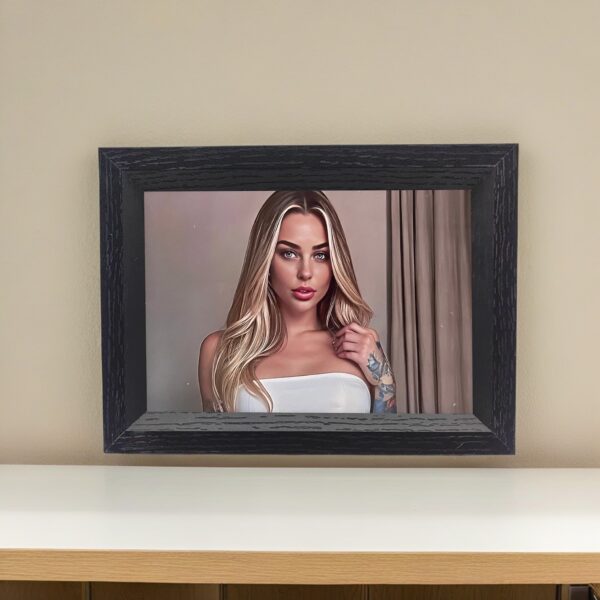 A4 horizontal black frame2 I Art & Personalized