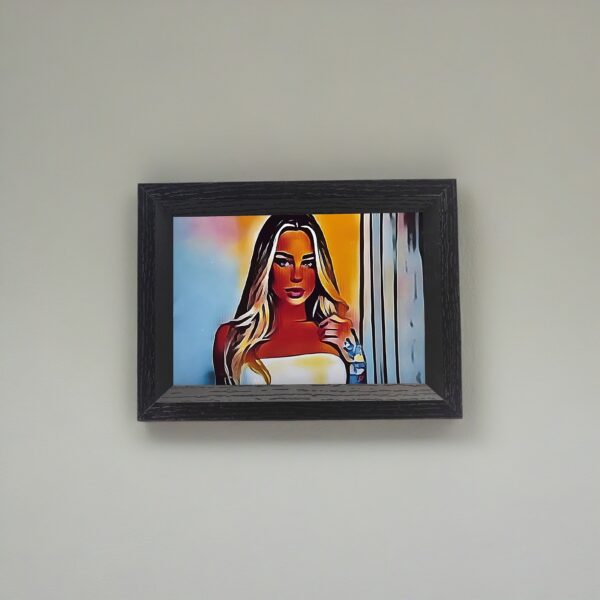 A4 horizontal black frame2 I Art & Personalized - Image 3