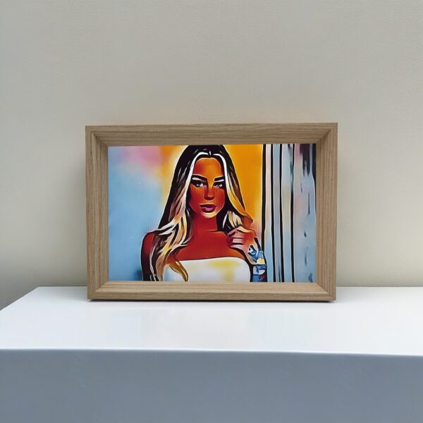 A4 horizontal wood4 frame I Art & Personalized - Image 2