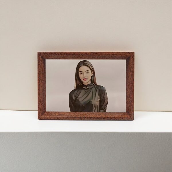 A4 horizontal brown frame I Art & Personalized - Image 2