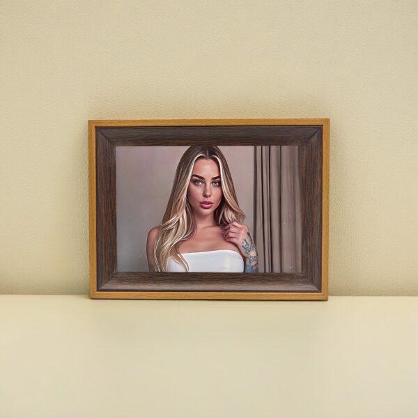 A4 horizontal brown frame I Art & Personalized - Image 2