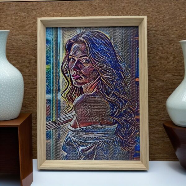 A4 vertical wood4 frame I Art & Personalized - Image 3